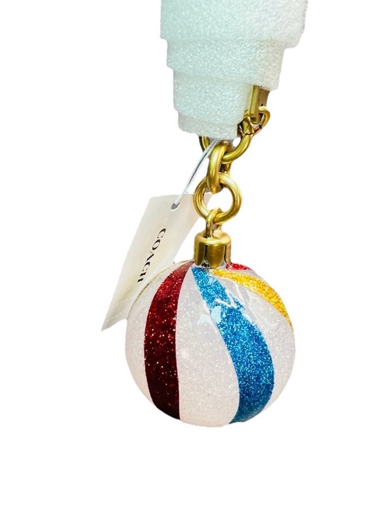 Coach Accessories - Coach Ornament Bag Charm in Striped Multicolor - NWT
